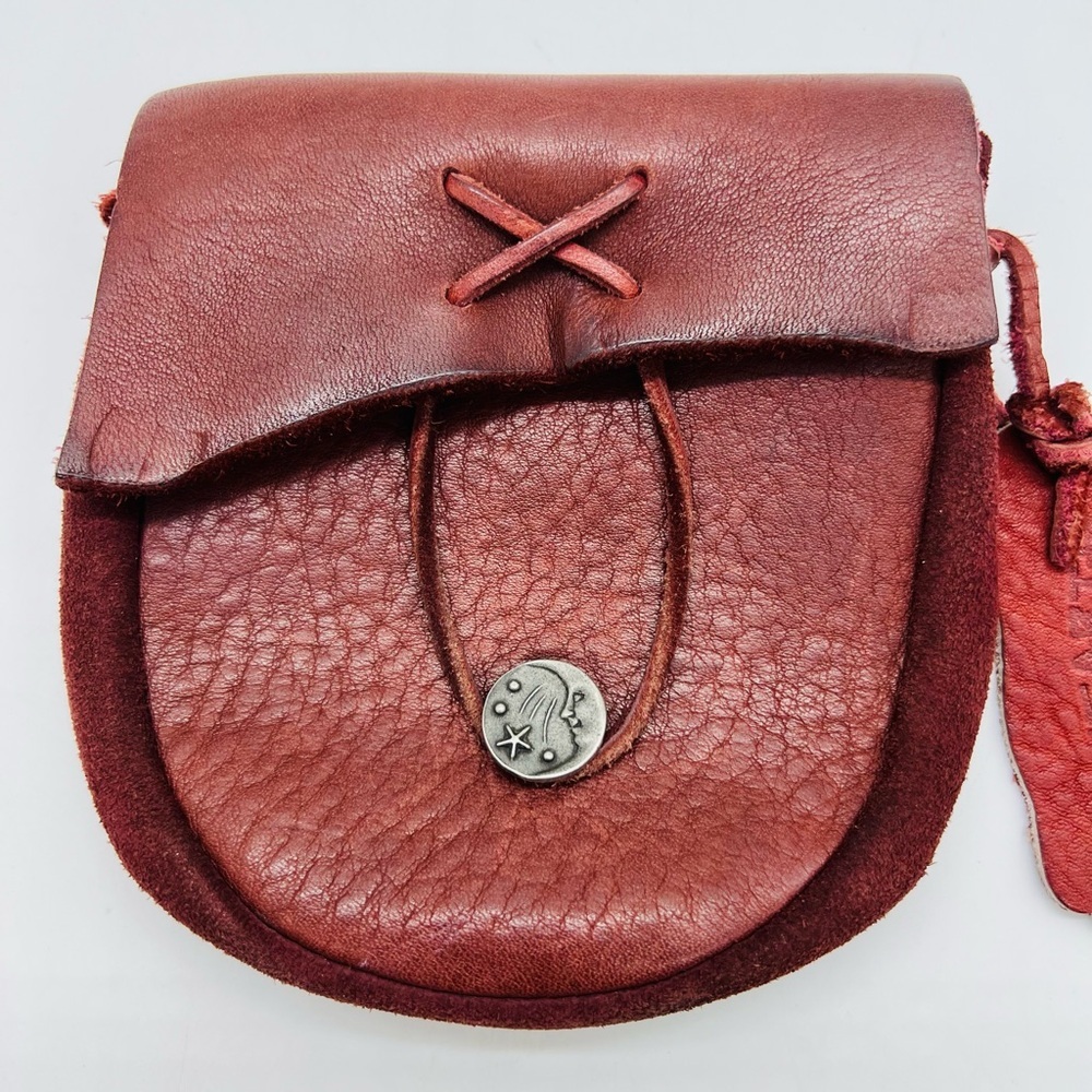 Native Earth Reddish Brown Leather Women's Belt Bag - Picture 14 of 15